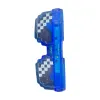 Blue pixel-style glasses, a unique, trendy and retro game and anime peripheral Item Picture